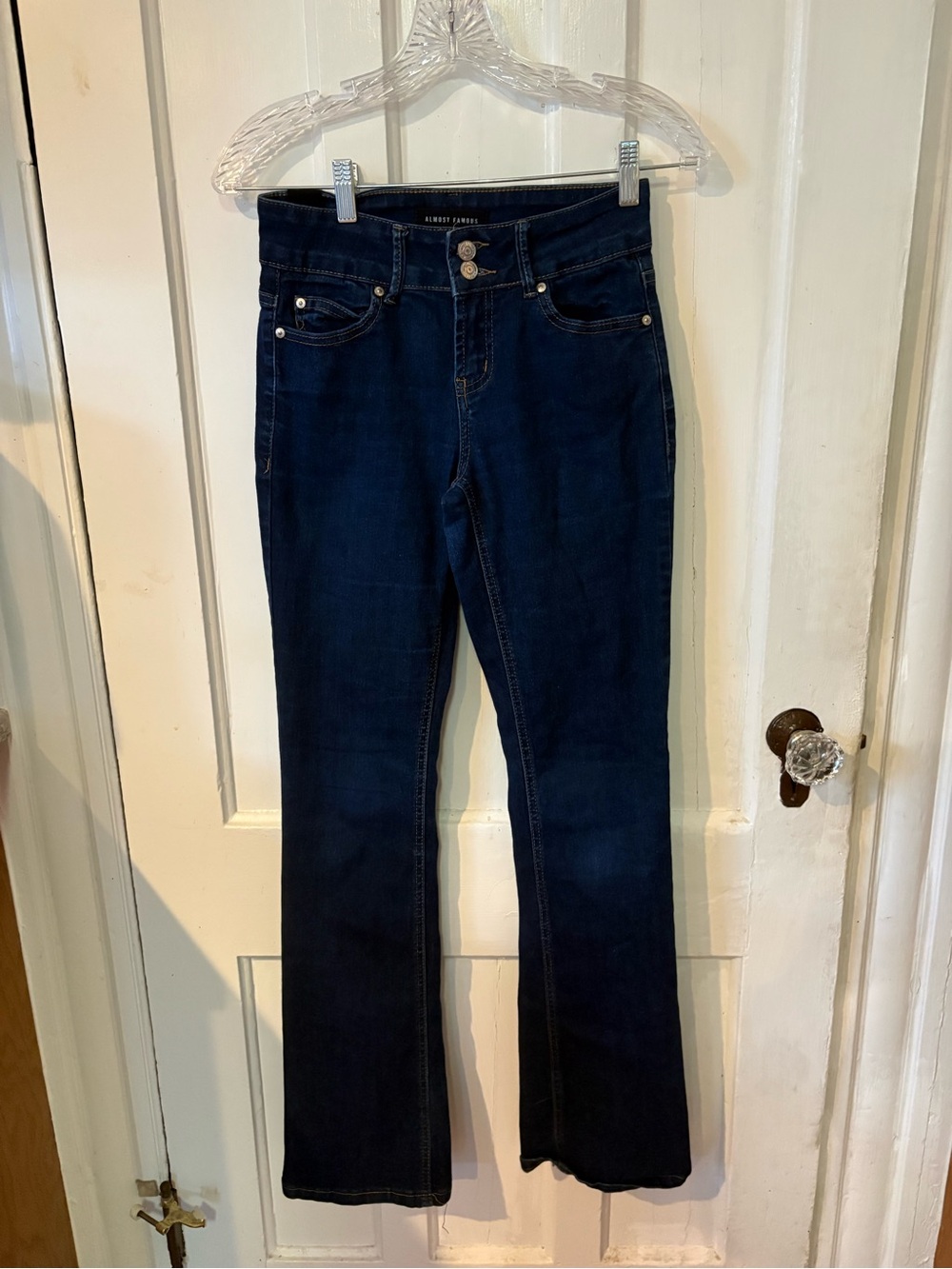 Almost Famous Dark Indigo Flare Jeans